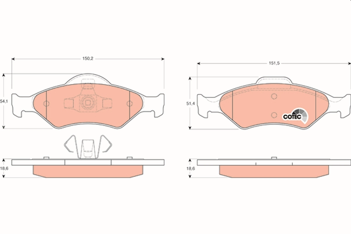 Купить 1048308 Fiat/Alfa/Lancia Колодки тормозные