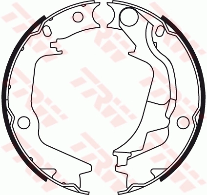 Sapatas do freio de estacionamento para KIA Magentis I GD