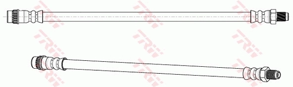 PHB407 TRW Гибкая тормозная трубка передняя