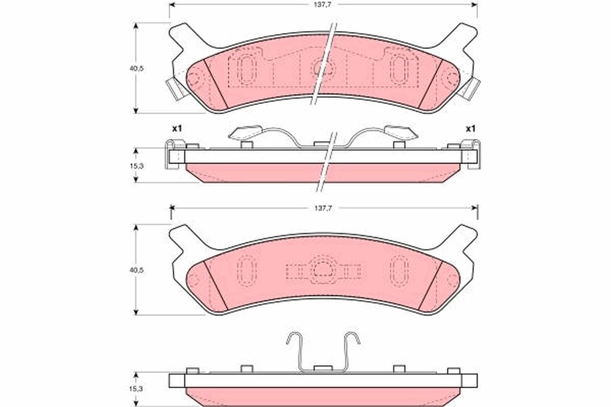 BR0802 AMP/Paradowscy Колодки тормозные дисковые комплект