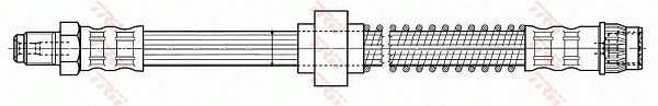 Шланг тормозной передний VAG 96132698