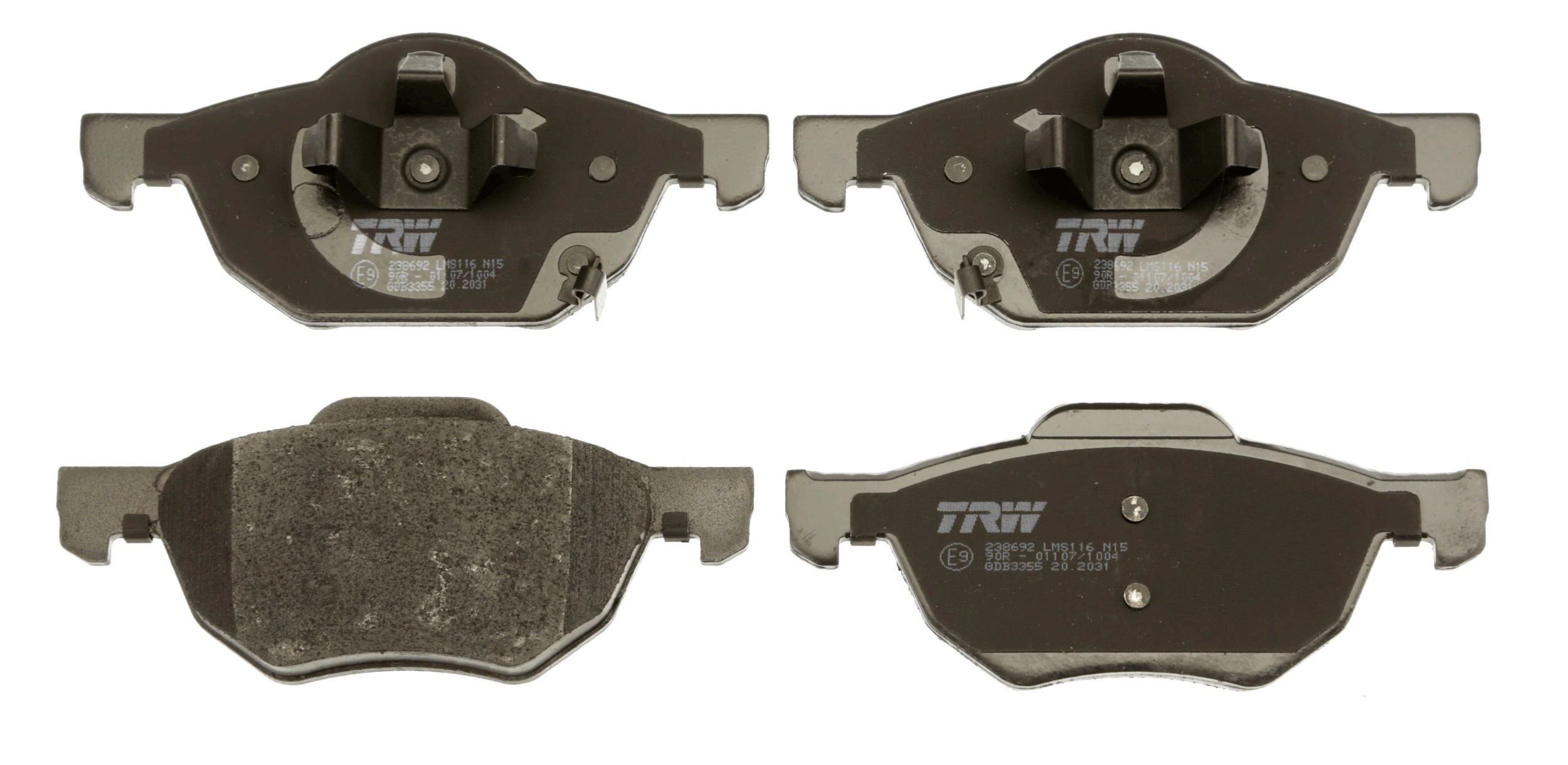 GDB3355 TRW Колодки передние