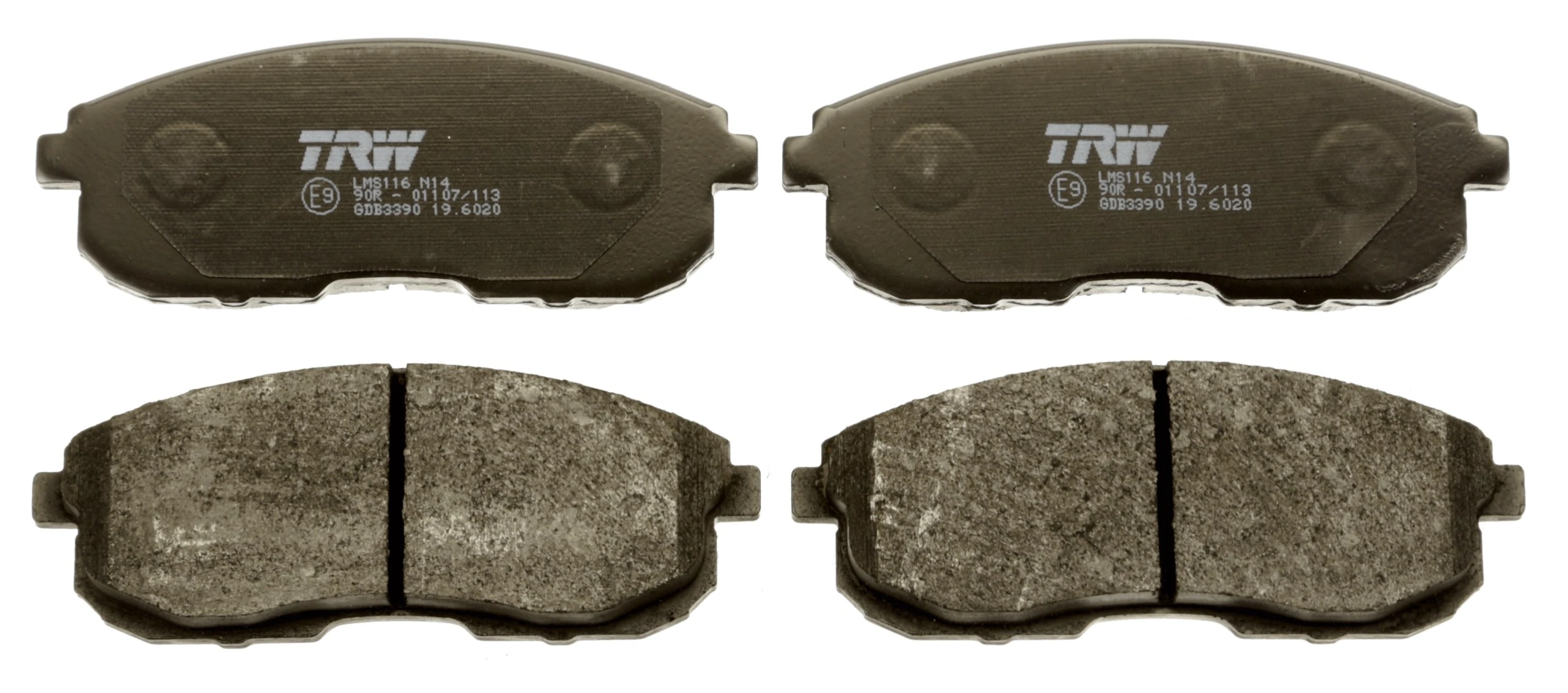 GDB3390 TRW Колодки передние