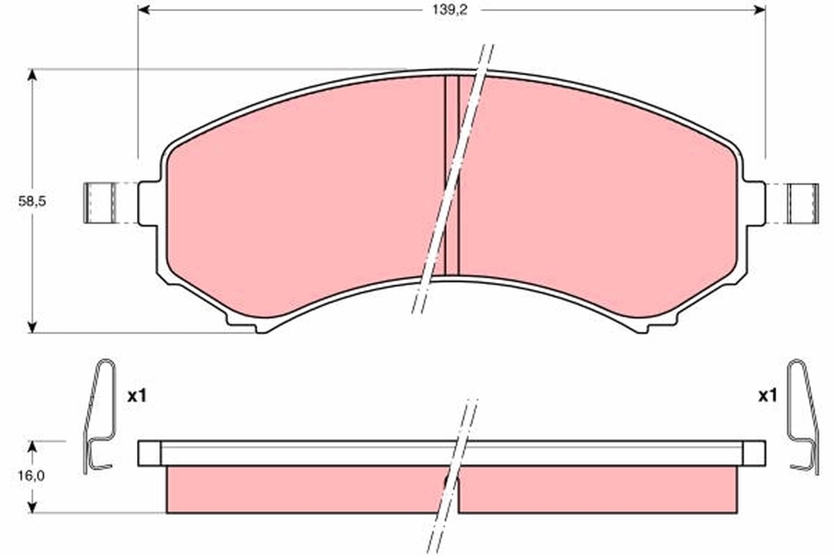 Купить RDB1388 Racer Колодки тормозные