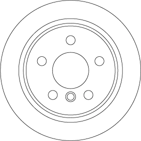  Disco do freio traseiro MINI Cooper conversível (F57) (2014 - 2026) 