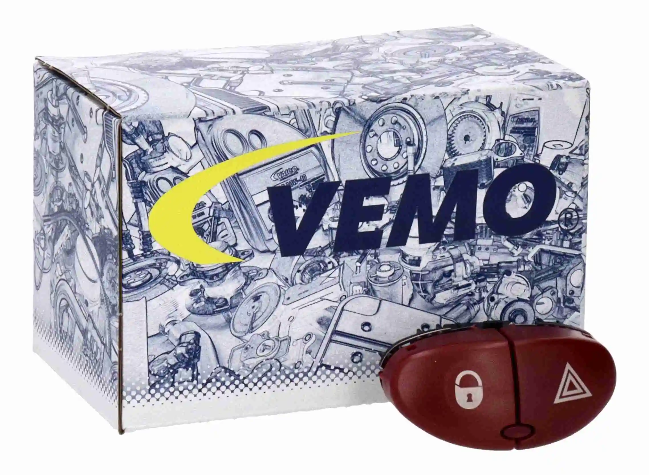 Botão de ativação do sinal de emergência Peugeot 206 2E, K