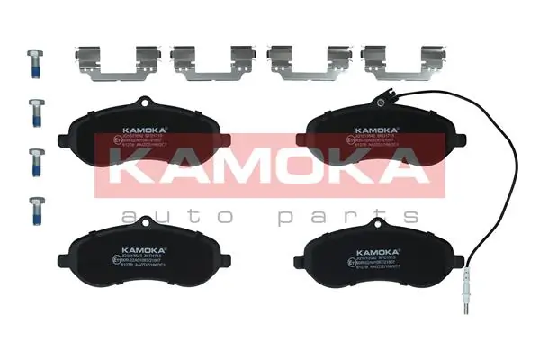 Колодки тормозные передние дисковые KAMOKA JQ1013542