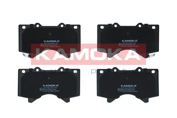 Колодки тормозные передние дисковые KAMOKA JQ101324
