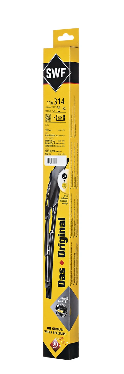 Limpa-pára-brisas do pára-brisas, kit de 2 un. Volkswagen Transporter T4 70B, 70C, 7DB, 7DK, 70J, 70K, 7DC, 7DJ