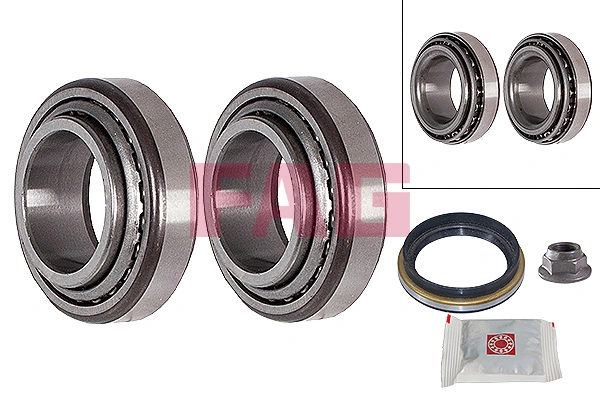 Rolamento de cubo traseiro Mitsubishi Colt 3 C5A