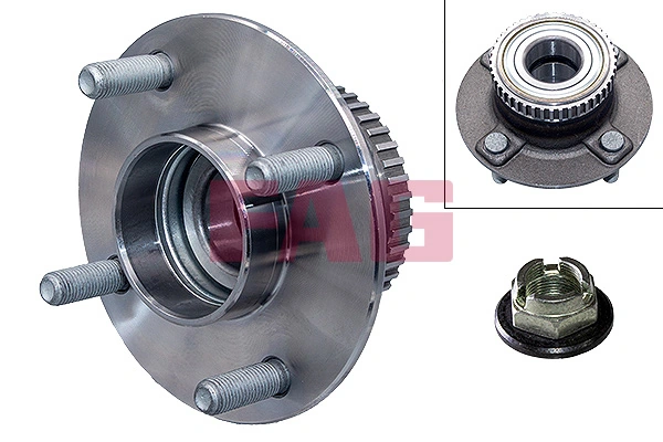  Cubo traseiro Ford Fiesta COURIER сaixa (F3L, F5L) (1991 - 1996) COURIER