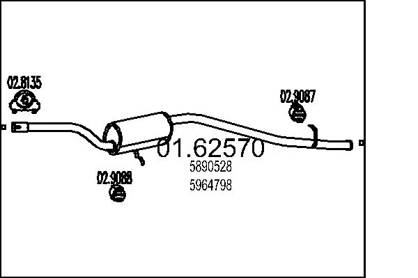 Выхлоп задний Eberspracher 0348483 цена, от 15.90 USD