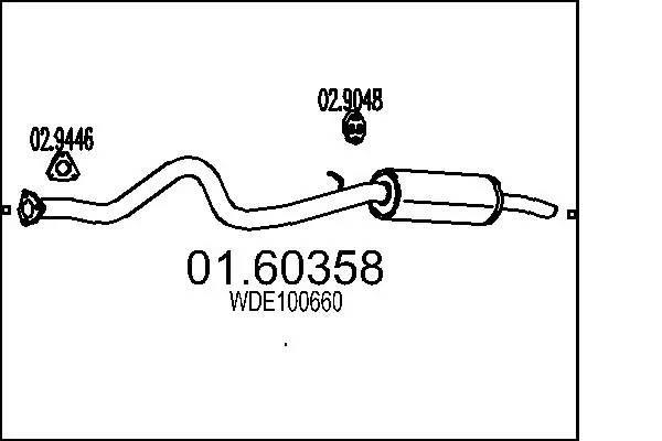 Выхлоп задний Land Rover Discovery II внедорожник (LJ ,LT) (1998 - 2004) цена, от 99.23 USD