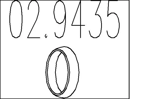 Vedante de tubo de admissão do silenciador Ford Escort 4 ALF