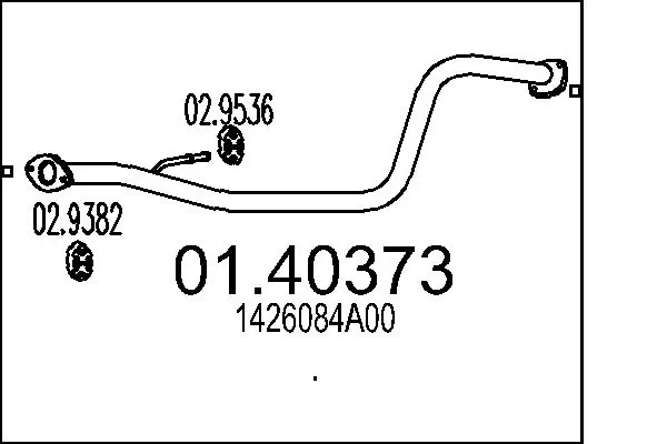 Средний глушитель Asmet 25016