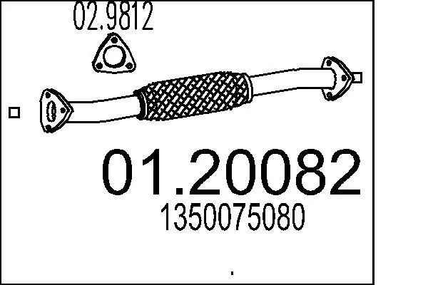 Глушитель, передняя часть AND 41260001 цена, от 103.13 USD