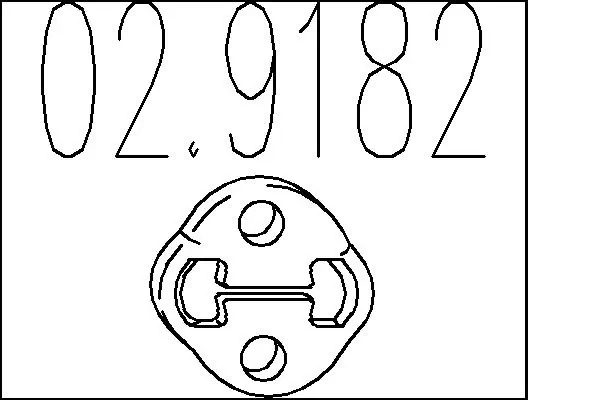 Подушка глушителя 706ECEM STD Ecem