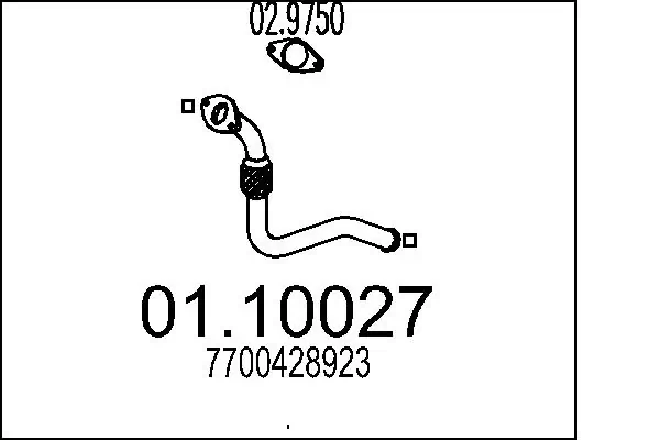 FP6010G12 Polmostrow Штаны глушителя передние
