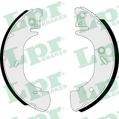 07400 LPR Барабанные тормозные колодки