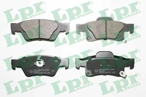 05P1737 LPR Колодки тормозные дисковые комплект