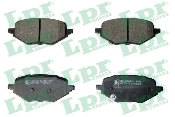 05P2351 LPR Колодки тормозные дисковые комплект