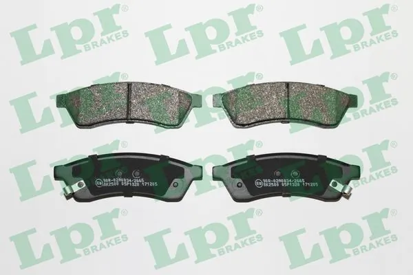 05P1320 LPR Колодки тормозные дисковые комплект