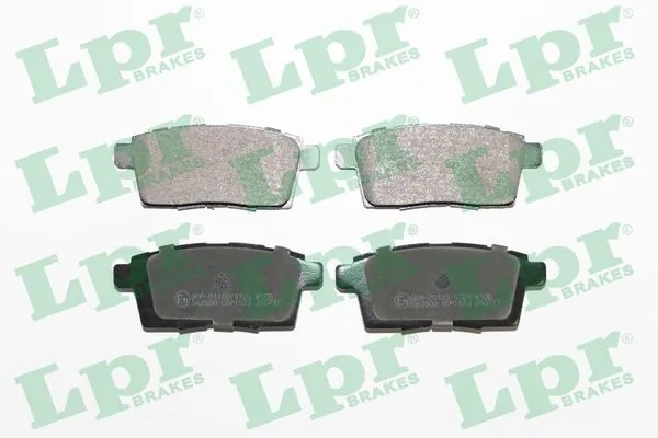 05P1572 LPR Колодки тормозные дисковые комплект