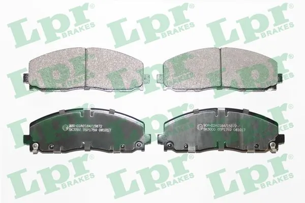 05P1759 LPR Колодки передние