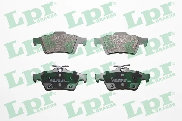 05P1882 LPR Колодки тормозные дисковые комплект