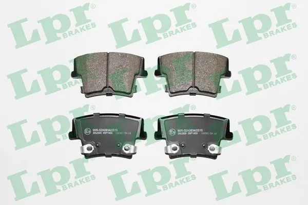 05P1400 LPR Колодки тормозные дисковые комплект