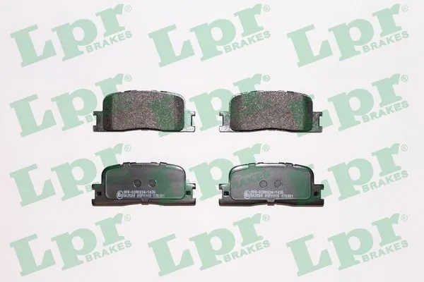 05P1115 LPR Колодки тормозные дисковые комплект