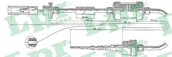 Купить LC111 Kamoka Трос сцепления