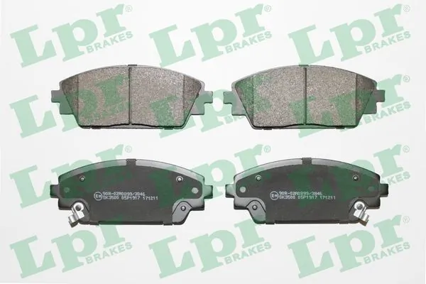 05P1917 LPR Колодки передние