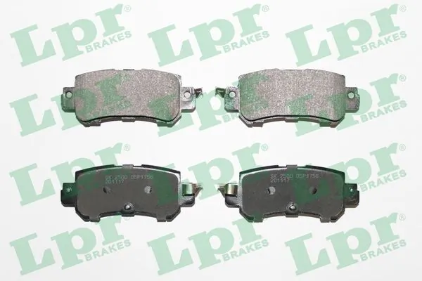05P1756 LPR Колодки тормозные дисковые комплект