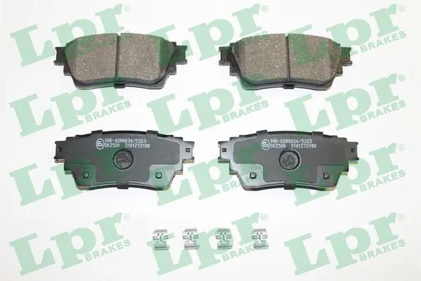 05P2180 LPR Колодки тормозные дисковые комплект