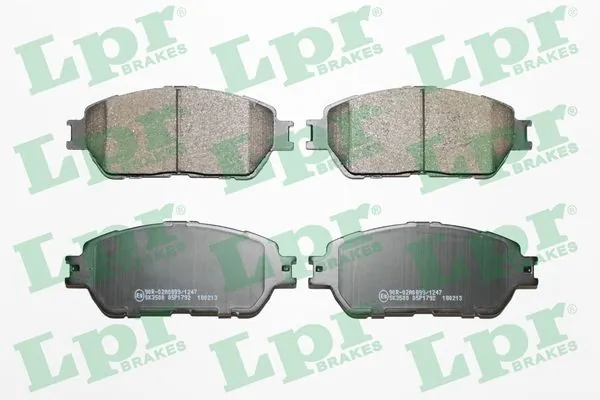 05P1792 LPR Колодки передние