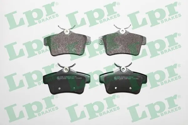 05P1567 LPR Колодки тормозные дисковые комплект