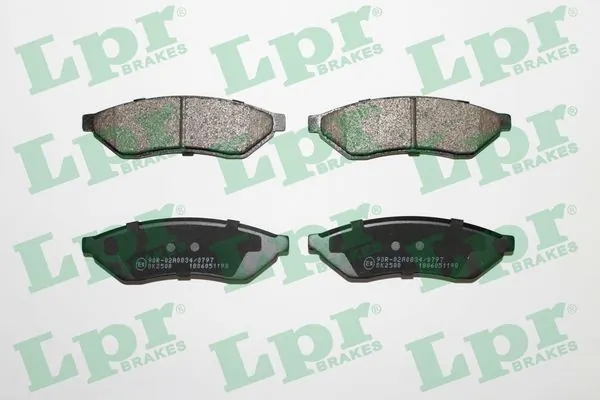 05P1198 LPR Колодки тормозные дисковые комплект