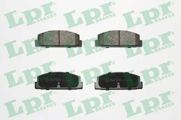 05P876 LPR Колодки тормозные дисковые комплект