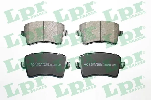 05P1489 LPR Колодки тормозные дисковые комплект