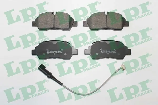 05P2130A LPR Колодки тормозные дисковые комплект