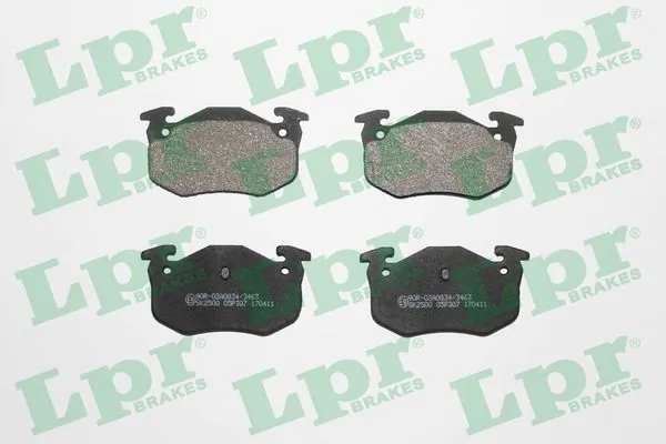 05P307 LPR Колодки тормозные дисковые комплект