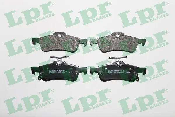 05P1458 LPR Колодки тормозные дисковые комплект