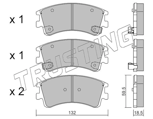 Sapatas do freio dianteiras de disco Mazda 6 GY