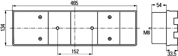 Купить 1522386 DAF Левый стоп