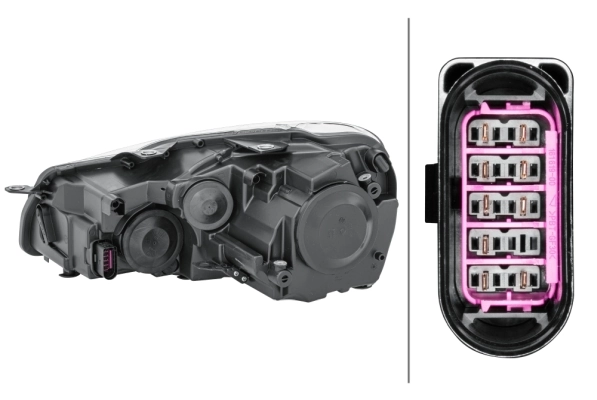 Фара передняя правая на Volkswagen Golf VI 5K1