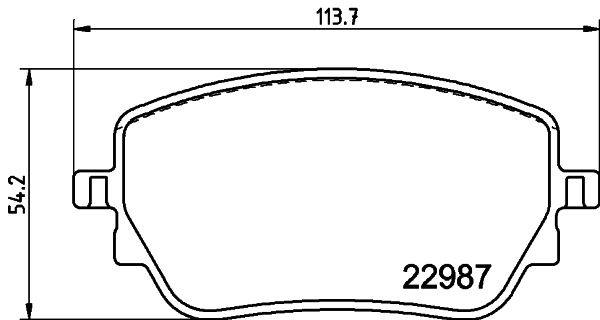 A0004205903 Mercedes Колодки тормозные дисковые комплект