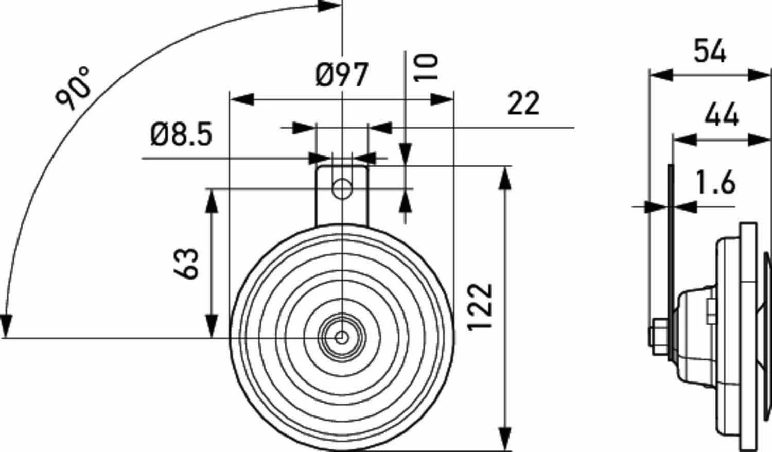 61331357088 BMW Клаксон