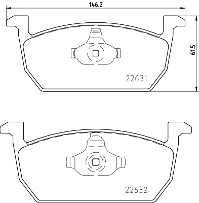  Передние тормозные колодки Volkswagen Polo 6