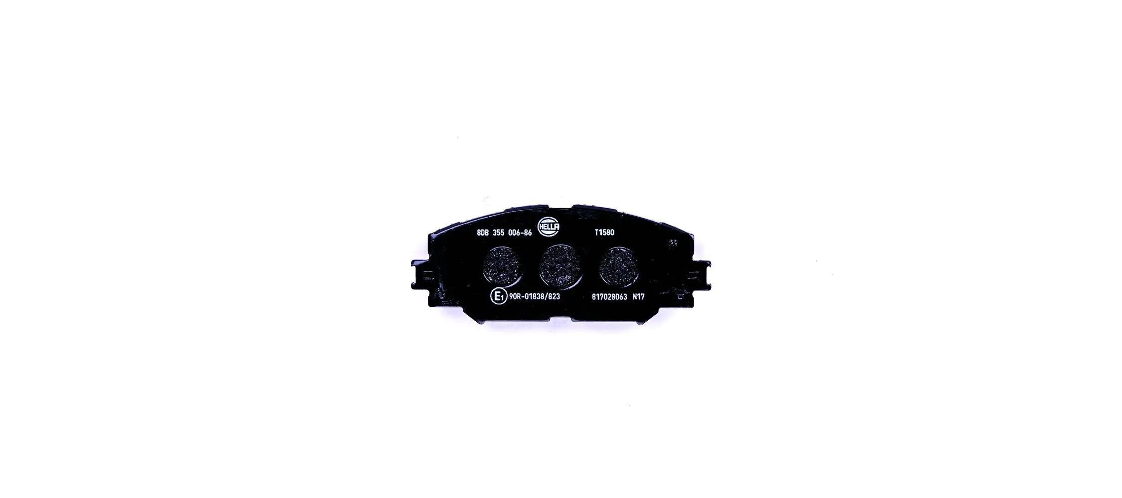 8DB355006861 HELLA Колодки передние